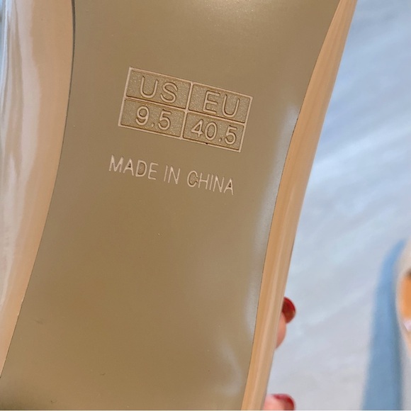 Skysterry Nude Patent Heels - Picture 3 of 10